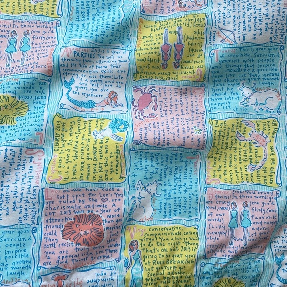 LILY PULITZER 2013 Zodiac Horoscope Written in the Stars Skirt Size 0 - Picture 2 of 11